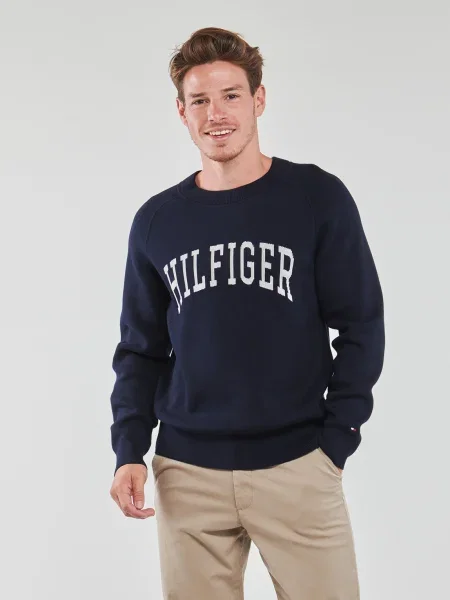 Mikina bez kapucne Tommy Hilfiger s okrúhlym výstrihom
