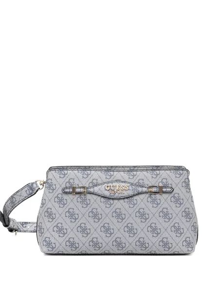 Geanta crossbody Guess cu autograf albastru