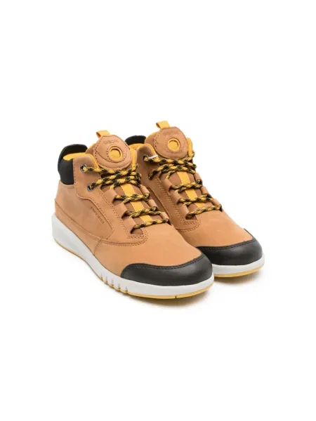 Sneakersy dziecięce Geox brązowe