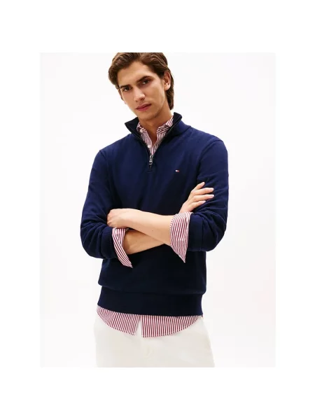 Kardigan Tommy Hilfiger z kaszmiru niebieski