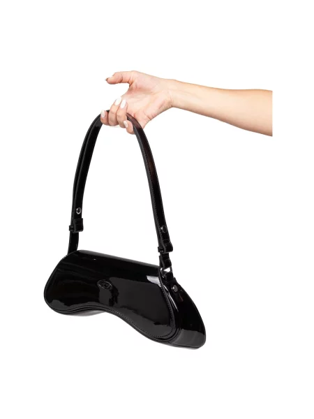 Torebka crossbody Diesel biznesowa czarna