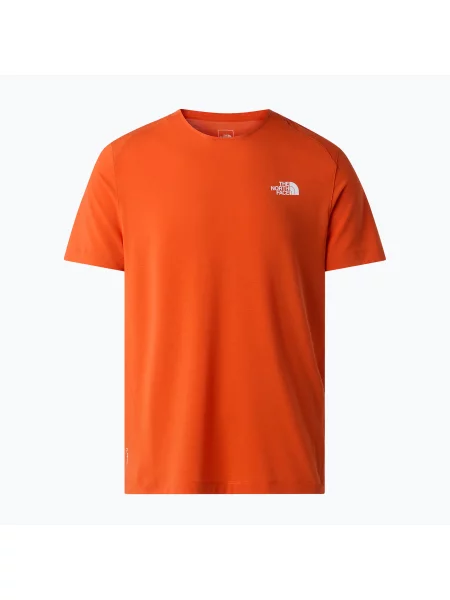 Koszulka The North Face Lightning Alpine lava red pomarańczowa