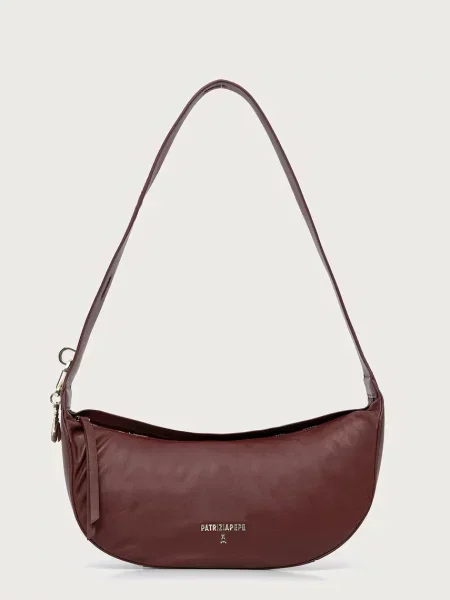 Patrizia Pepe geantă crossbody pentru femei din piele maro