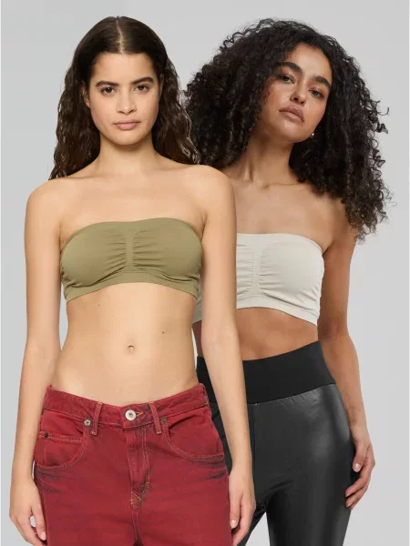 Sutien bandeau Urban Classics bej