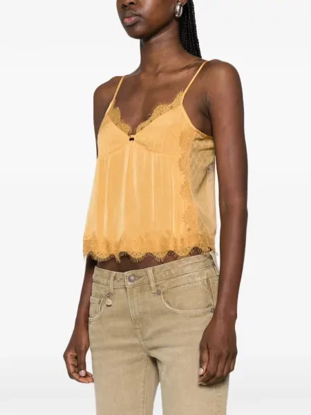 Bluzka R13 koronkowa żółta