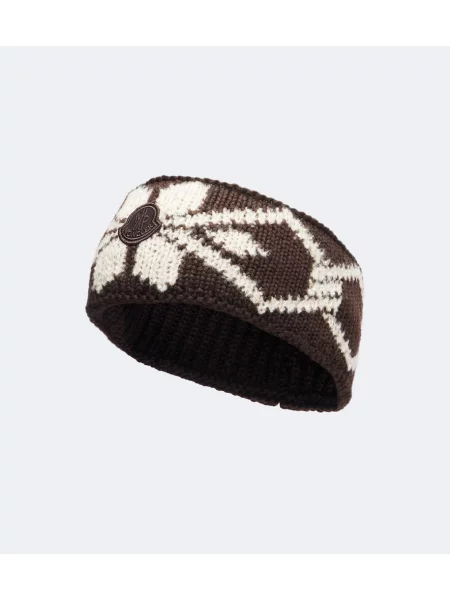 Căciulă Moncler de lână maro