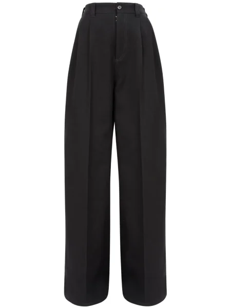 Pantaloni Maison Margiela plisate negru