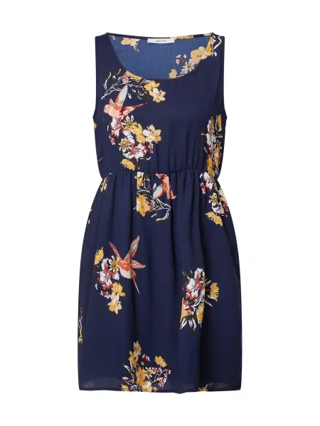 ABOUT YOU Rochie de vară Viveka albastru închis / galben / albastru deschis roșu