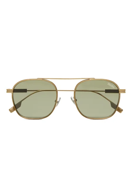 Ochelari de soare Zegna auriu