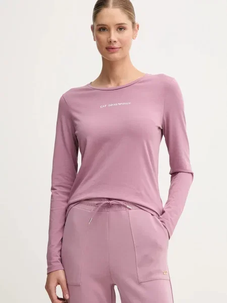 Emporio Armani longsleeve różowy