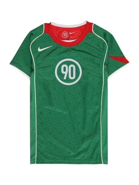 Nike Sportswear Póló zöld / piros fehér