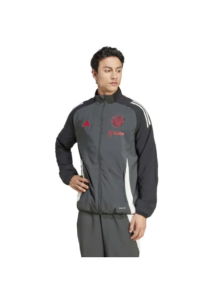 Bluza Adidas Sport Mufc Eu Pre Jkt Dorosłych szara