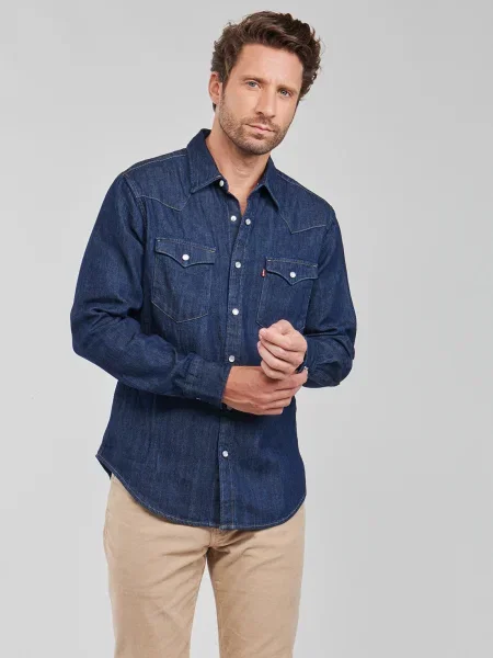 Levi's® Cămașă Barstow Western Standard Bleumarin albastru