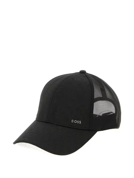 Шапка с козирки Boss черно