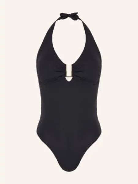 Melissa Odabash Strój Kąpielowy Z Wiązaniem Na Szyi Tampa schwarz czarny