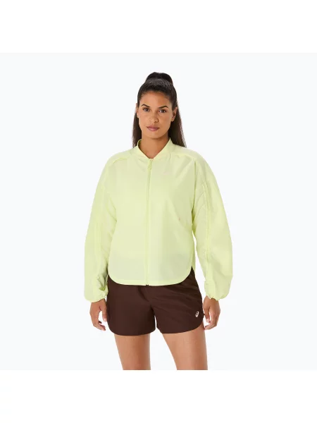 Kurtka do biegania ASICS Nagino Run Adjustable huddle yellow żółta