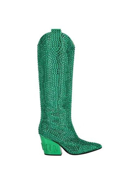 Botki dziecięce Philipp Plein zielone