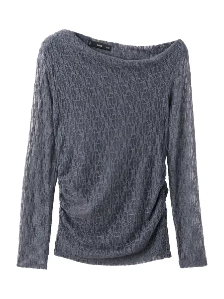 MANGO Bluza XPATRI bazaltno siva