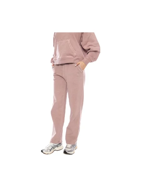 Spodnie Carhartt Wip różowe