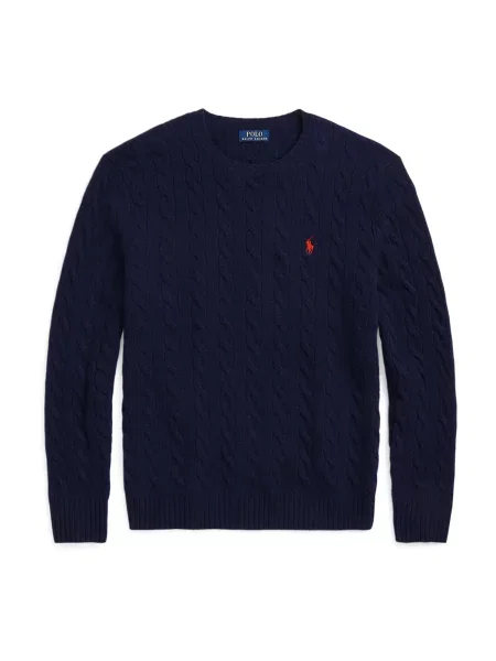 Ralph Lauren Pulover bleumarin / roși aprins