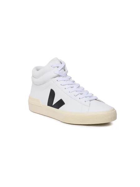 Кожени маратонки Veja Minotaur Chfree Leather бяло черно