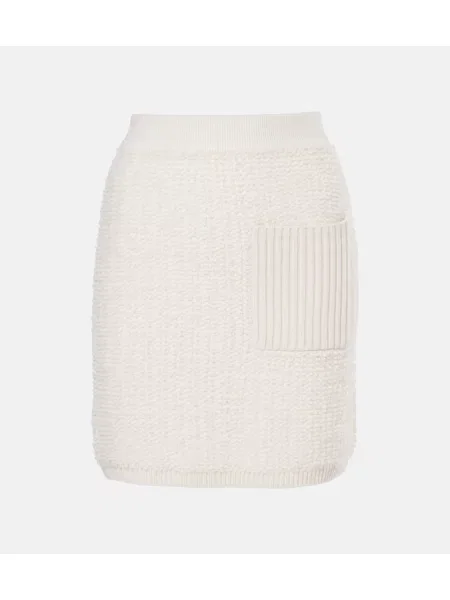 Pleteno krilo Lisa Yang iz kašmirja bela