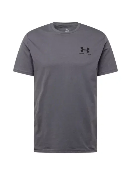 Tricou Under Armour cu autograf gri
