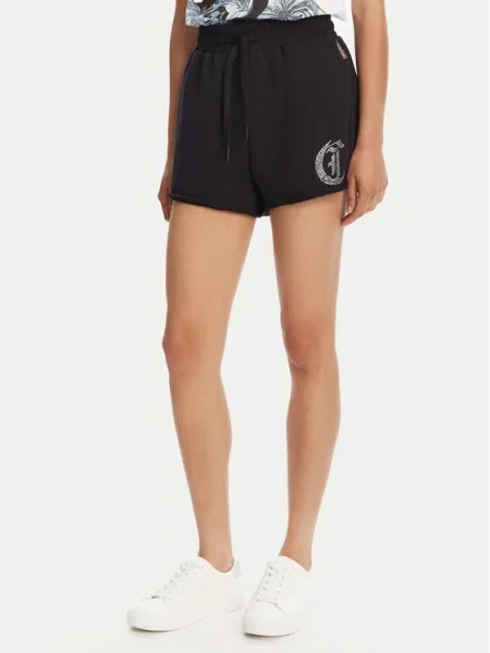 Αθλητικό σορτς Just Cavalli μαύρο