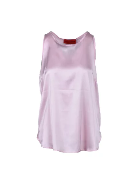 Jedwabny top Wild Cashmere różowy