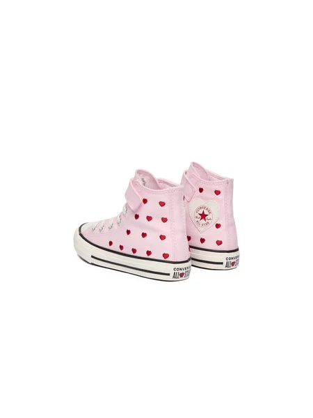 Plátěnky Converse Chuck Taylor All Star Hearts & Roses Easy-On růžová