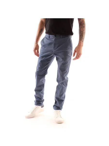 Pantaloni Tommy Hilfiger albastru
