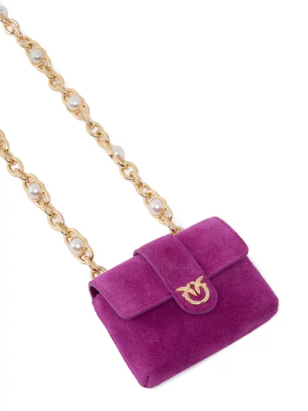 Curea Pinko cu perle violet
