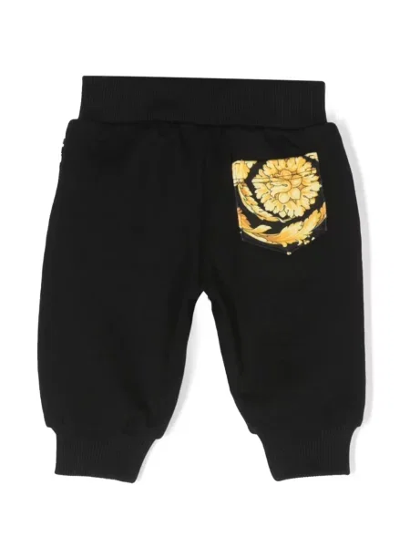 Dětské kalhoty Versace černé