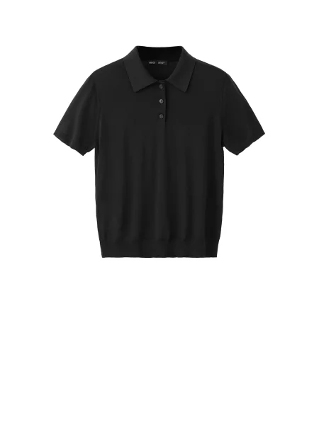 MANGO Pulover Luxen' negru