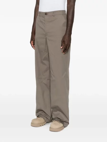 Pantaloni Rick Owens cu cordon gri