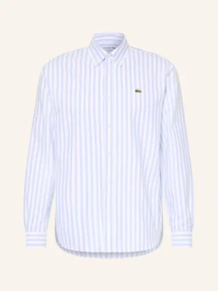 Lacoste Koszula Oxfordzka O Kroju Regular Fit blau biała