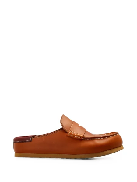 Papuci tip mules Birkenstock maro