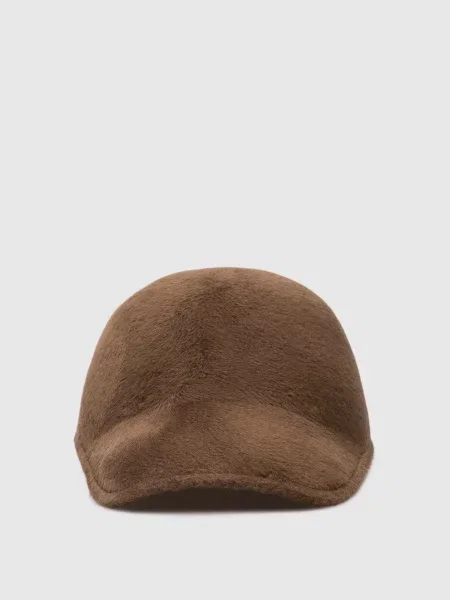 Кепка з хутра кролика Loro Piana коричнева
