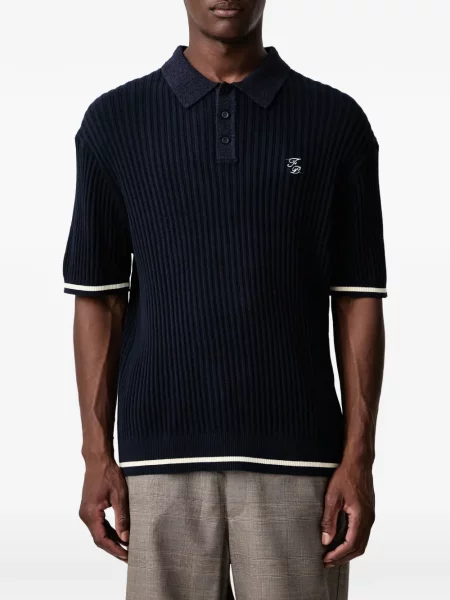 Polo Filling Pieces με κέντημα μπλε
