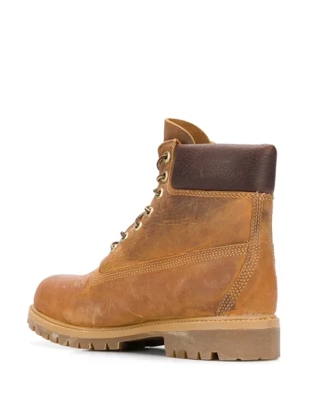 Fűzős csipkés bakancs Timberland barna
