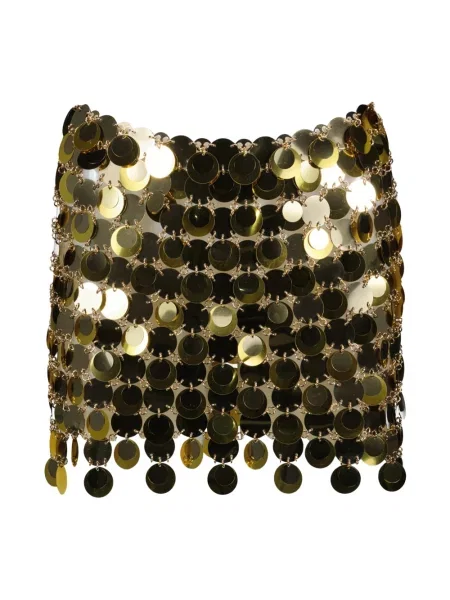 Spódnica Paco Rabanne żółta
