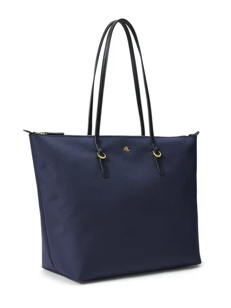 Shopper kabelka Lauren Ralph Lauren modrá