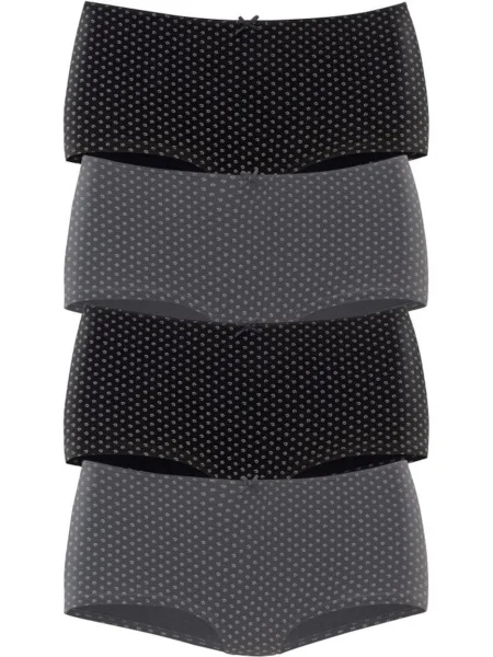 S.Oliver Spodnje hlače pegasto siva / pegasto črna