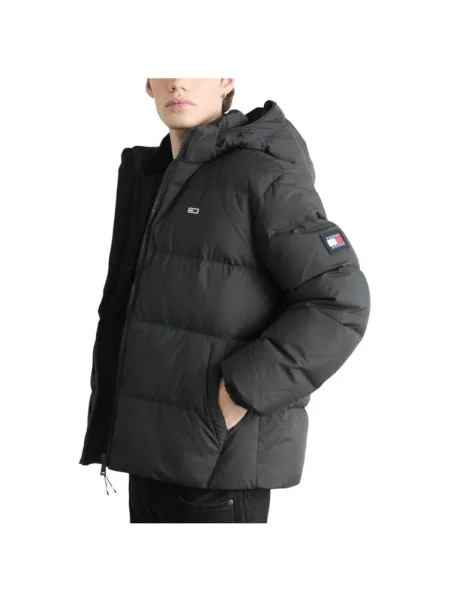 Páperová bunda Tommy Hilfiger čierna