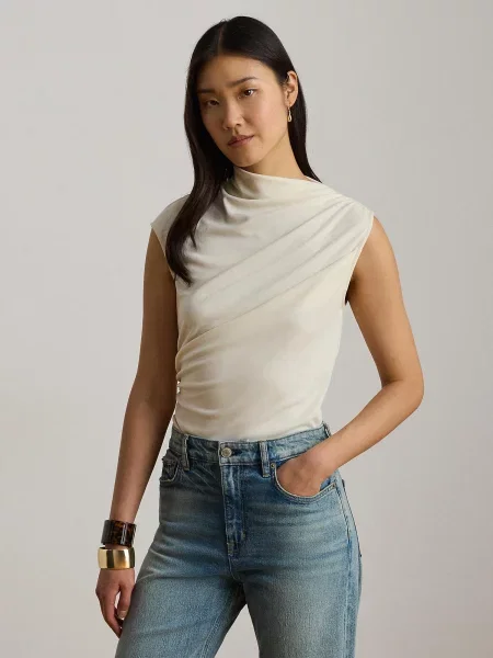 Lauren Ralph Lauren Tričko krémová