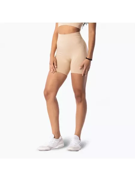 Дамски шорти за тренировка Carpatree Simply Seamless perfrct beige бежово