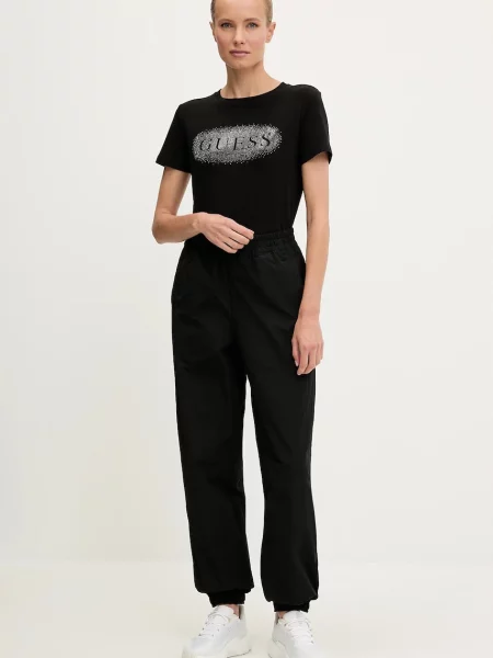 Guess t-shirt INGRID czarny
