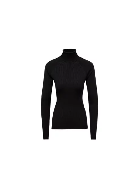 Sweter Moncler wełniany czarny