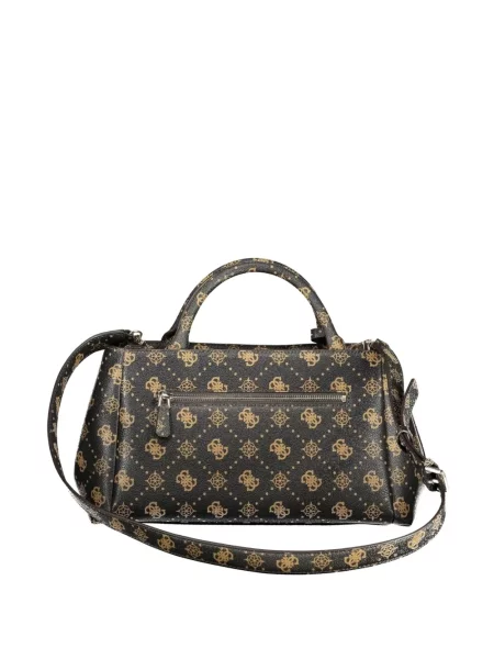 Geantă shopper Guess cu imagine maro