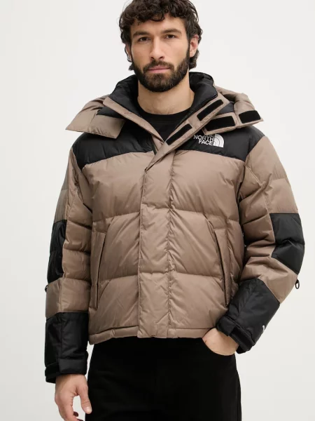 The North Face páperová bunda pánska hnedá